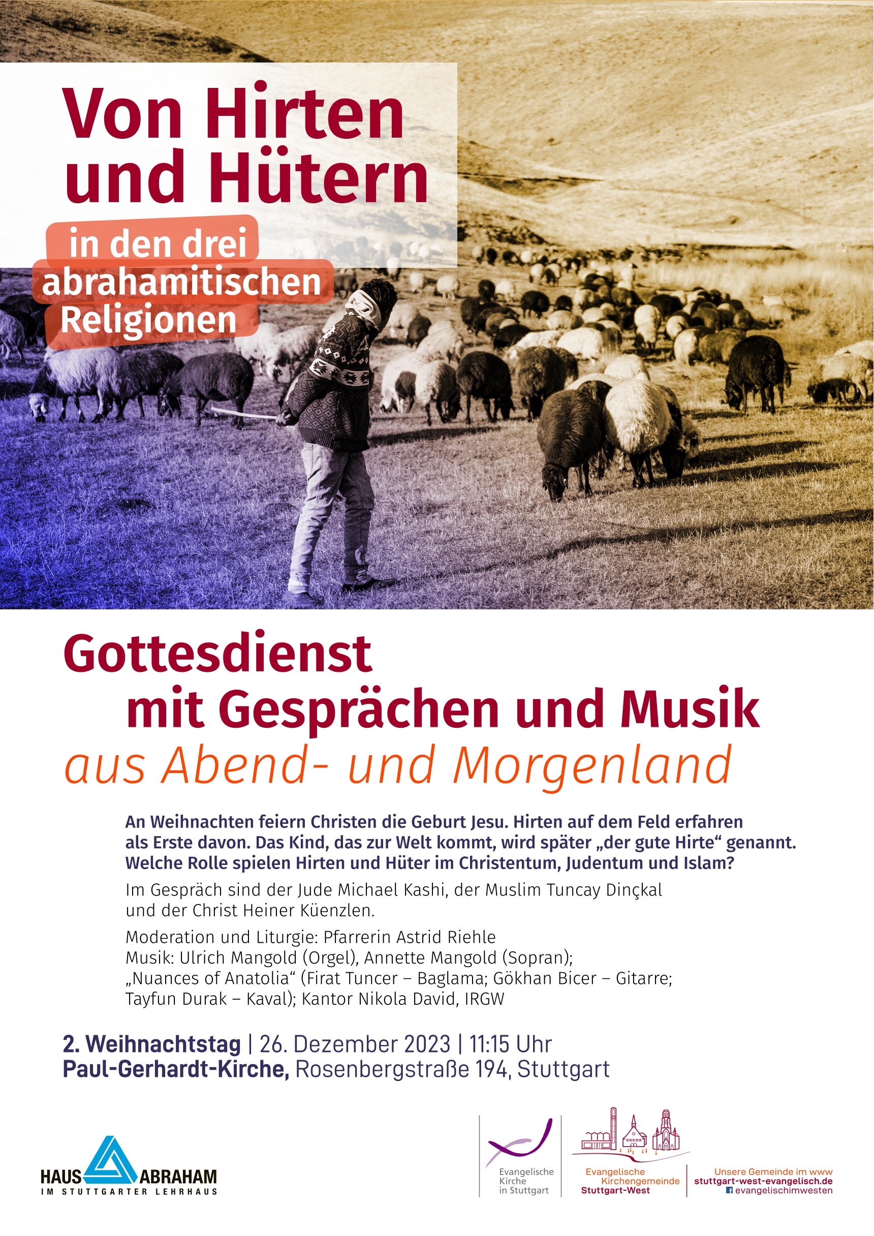 2023 12 26 Plakat Weihnachten Haus Abraham 2023